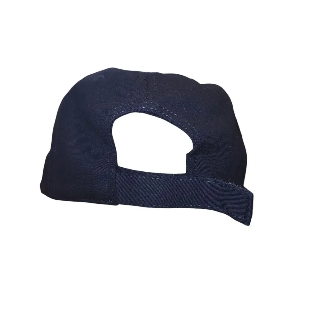 Life Is Good Navy Blue Embroidered Daisy Smiley Hat Youth Size M/L